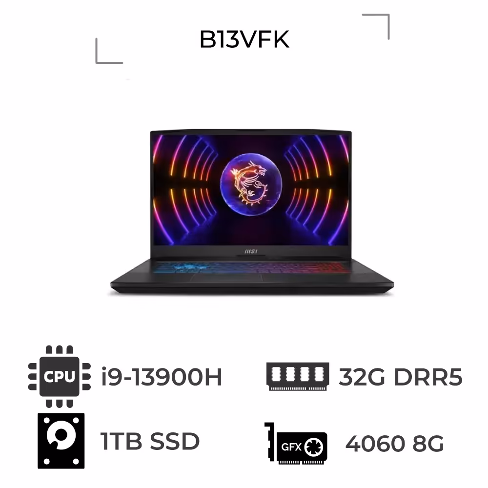 لپ تاپ گیمینگ 17.3 اینچی ام اس آی PULSE 17 مدل B13VFK