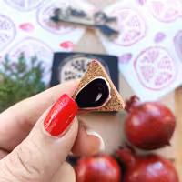 مهر دستساز دانه انار