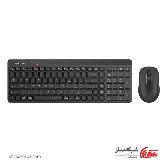 قیمت و خرید کیبورد و ماوس بی سیم ایفورتک A4tech FG2300 - شبکه ساز