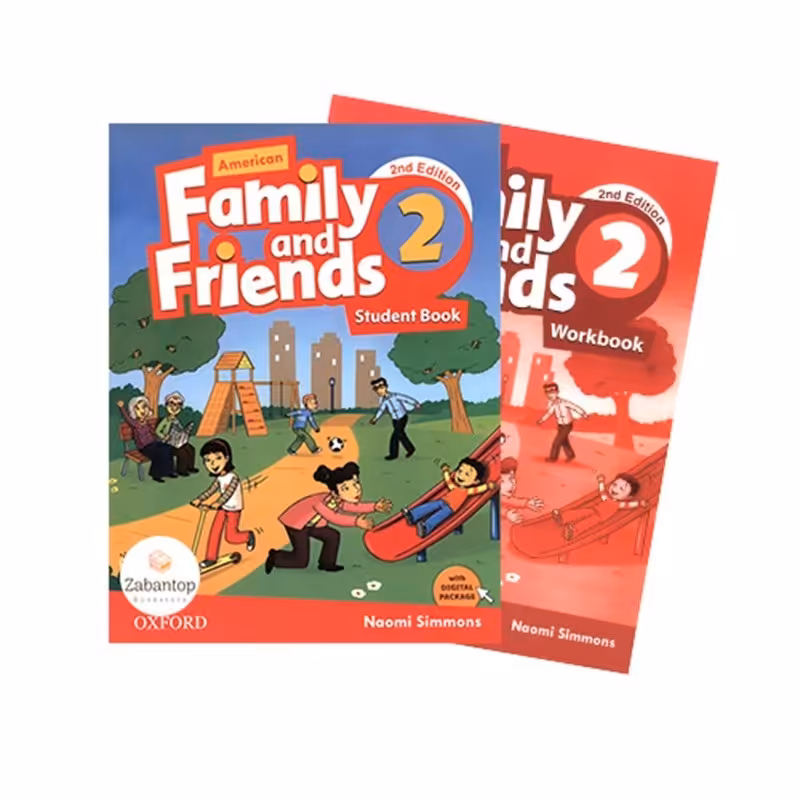 کتاب امریکن فمیلی اند فرندز American Family and Friends 2 2nd