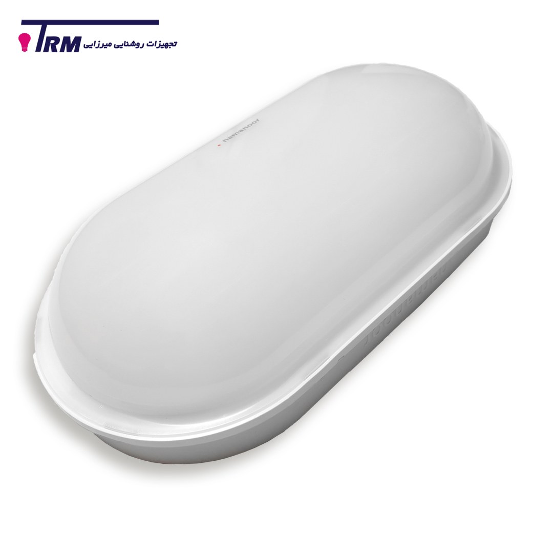 پنل روکار بک لایت بیضی 24W مهتابی نمانور