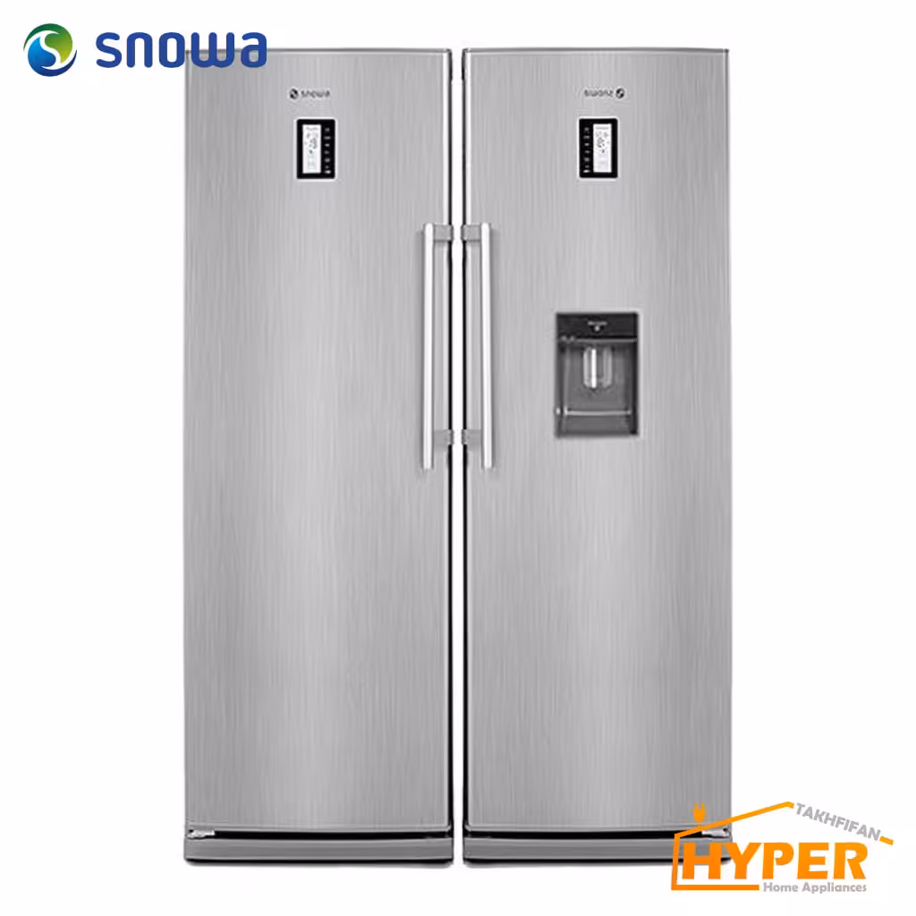 یخچال فریزر دوقلو اسنوا SN5-0180TI SN6-0180TI تیتانیوم
