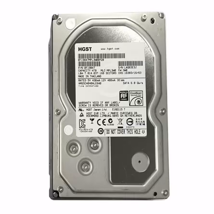 هارد اینترنال 3.5 اینچ وسترن دیجیتال HGST MegaScale 0F19847 4TB