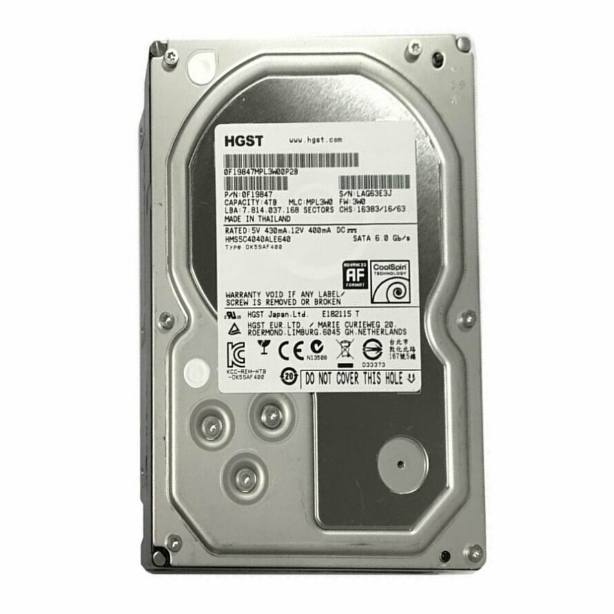 هارد اینترنال 3.5 اینچ وسترن دیجیتال HGST MegaScale 0F19847 4TB