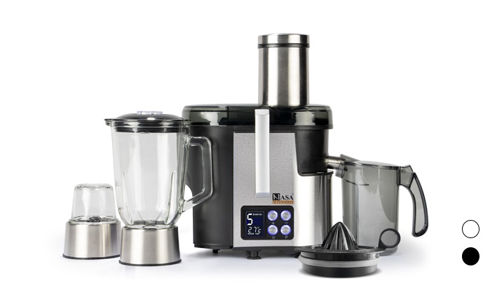 آب میوه گیری 4 کاره مشکی NASA NS-945 | خانه سام