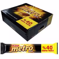 شکلات مترو دوبل Metro هر بسته شامل 18 عدد قیمت عمده