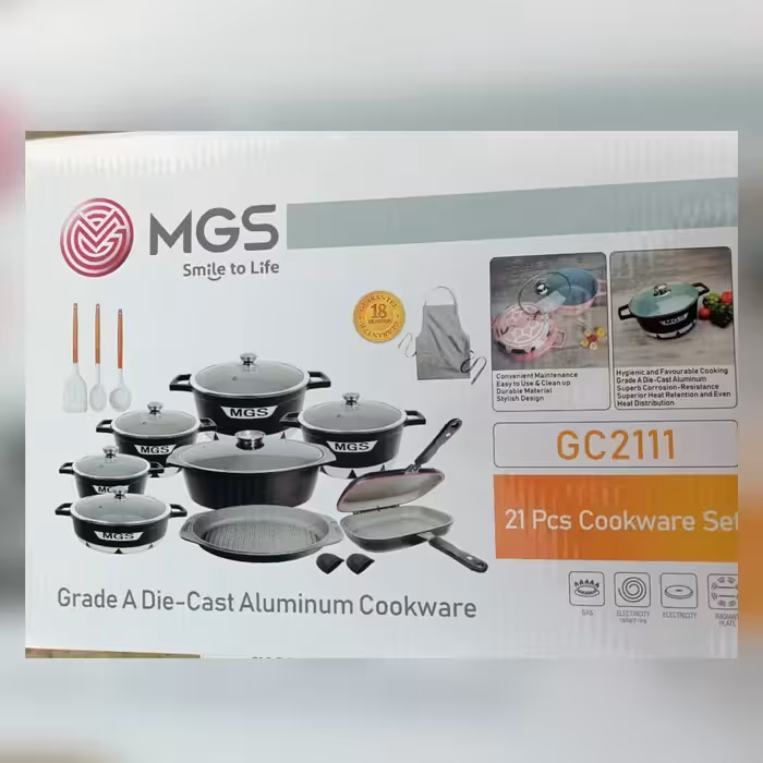 سرویس قابلمه 21 پارچه طرح cجرمنی. Mgs