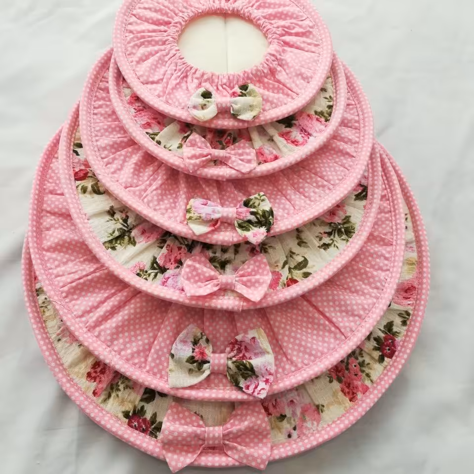 ست دمکنی  خوشرنگ(ست سه تایی درسه سایز)