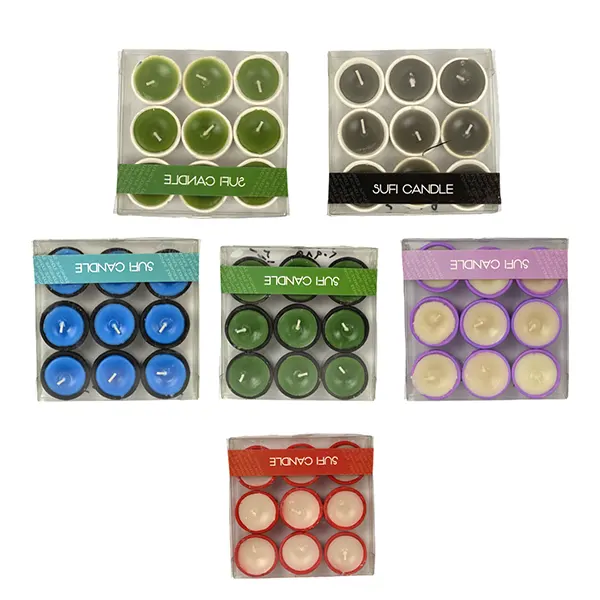 شمع وارمر سفالی 9 تایی