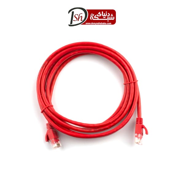 کابل پچ کورد 3 متری دی لینک NCB-C6UREDR1-3 Cat6 - دنیای شبکه برتر