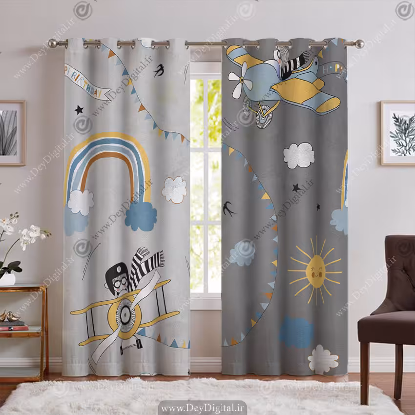 پرده جدید اتاق خواب بچه PK-6293