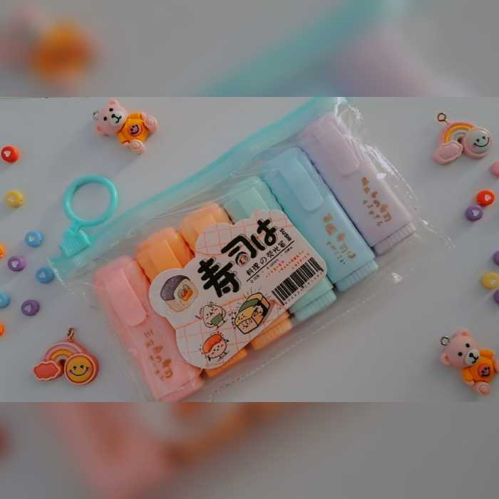 مینی هایلایت ساده بسته 6 عددی