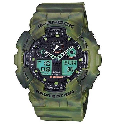 ساعت مچی عقربه ای مردانه کاسیو جی شاک مدل GA-100MM-3A
