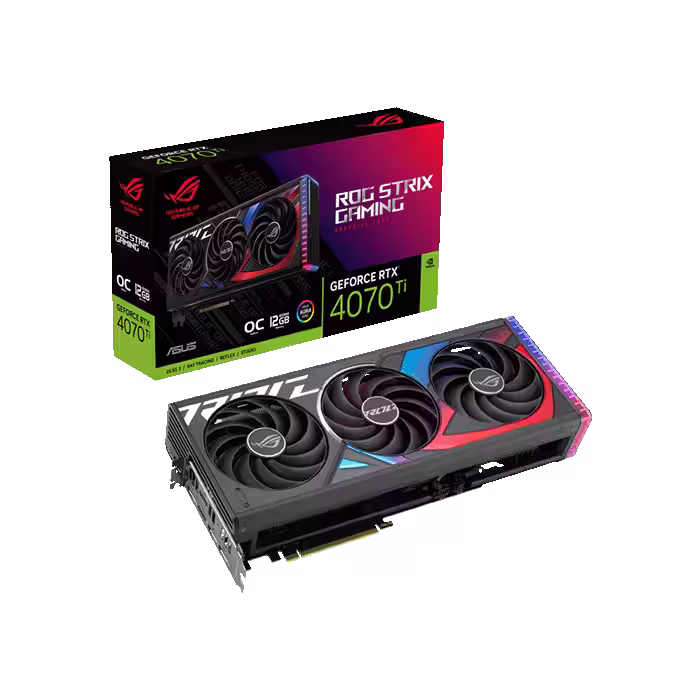 قیمت و خرید کارت کارت گرافیک ایسوس راگ مدل ROG Strix RTX 4070 TI OC Edition