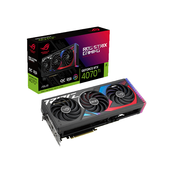 قیمت و خرید کارت کارت گرافیک ایسوس راگ مدل ROG Strix RTX 4070 TI OC Edition