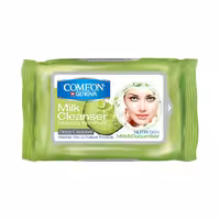 دستمال مرطوب کامان مدل شیرپاکن بسته 20 عددی

