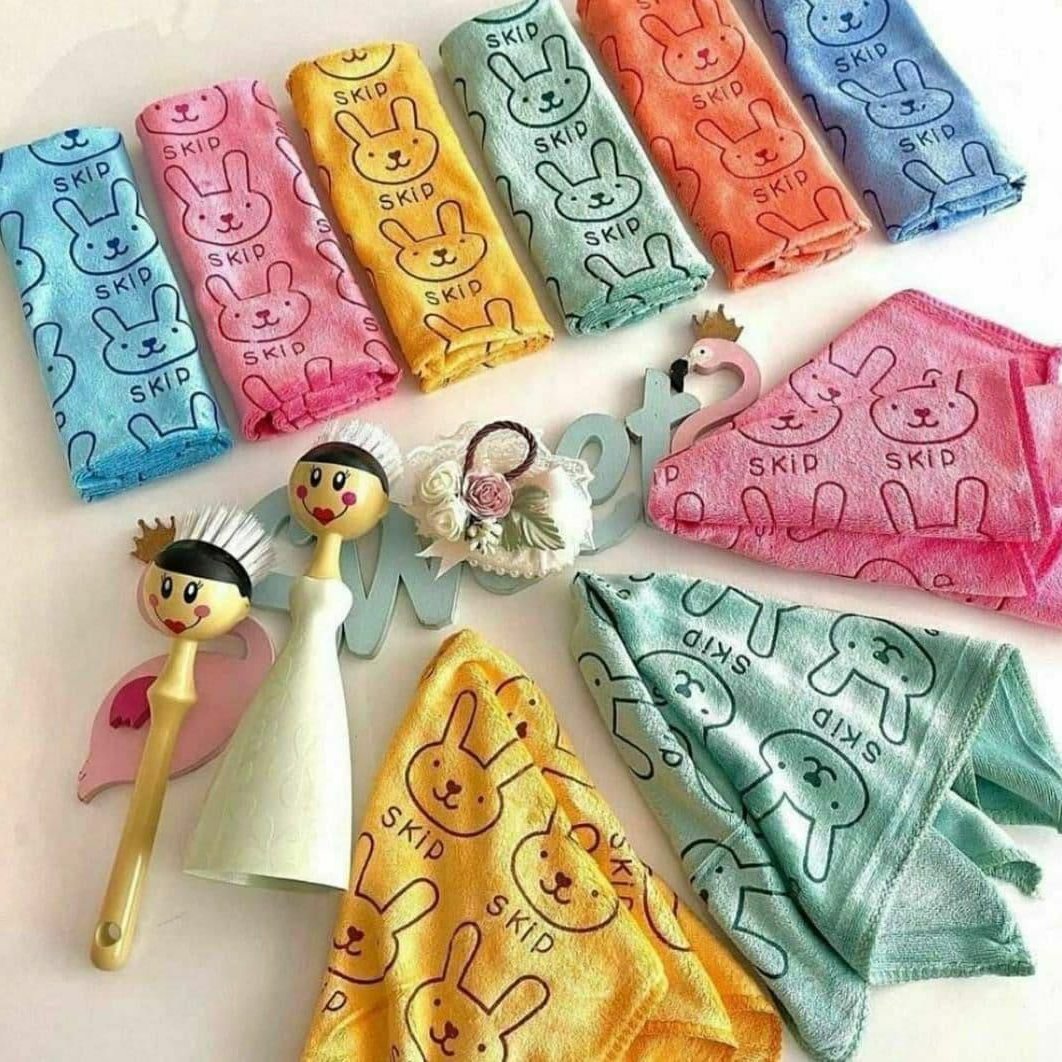 دستمال خرگوشی گرم ابعاد 40در40