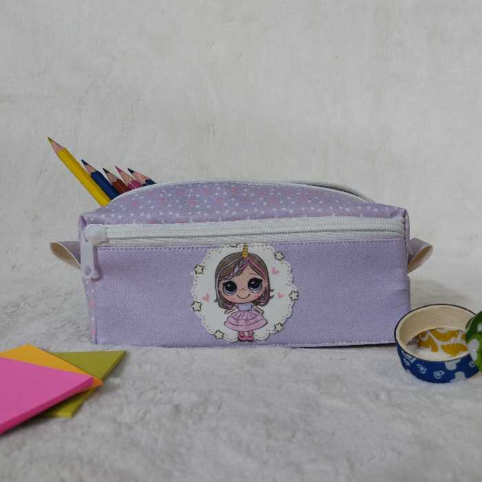 جامدادی سه زیپ آستردوزی شده