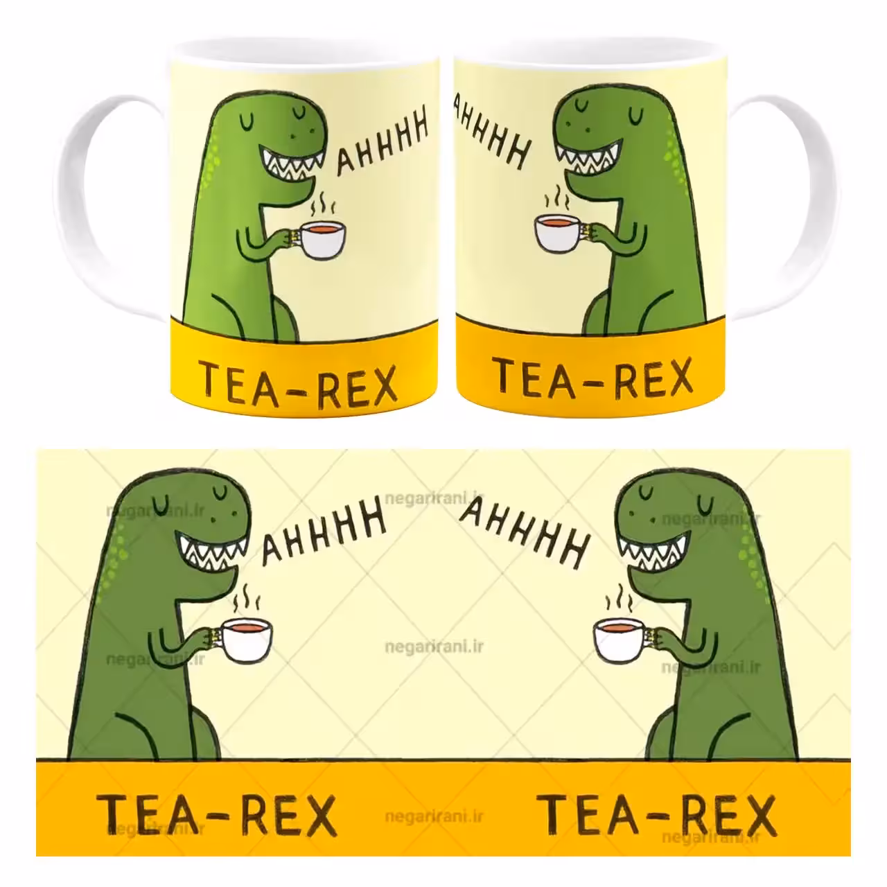 ماگ tea-rex مدل W 1