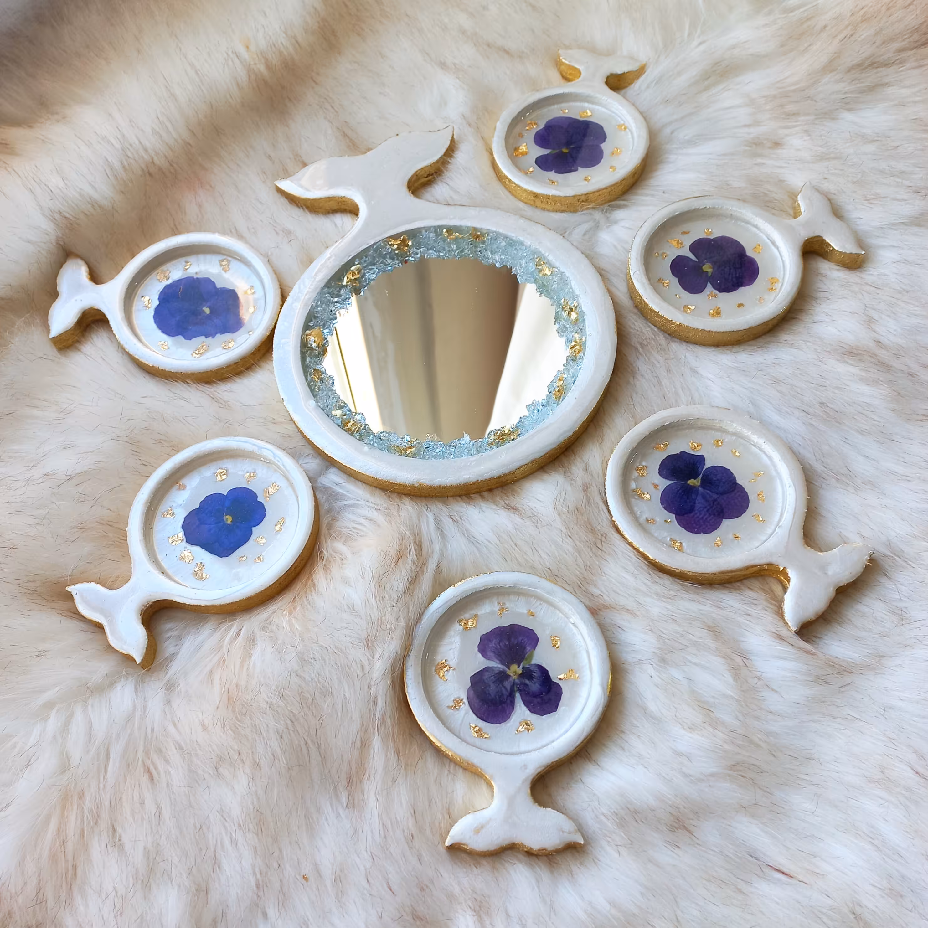  هفت سینی چوب و رزین