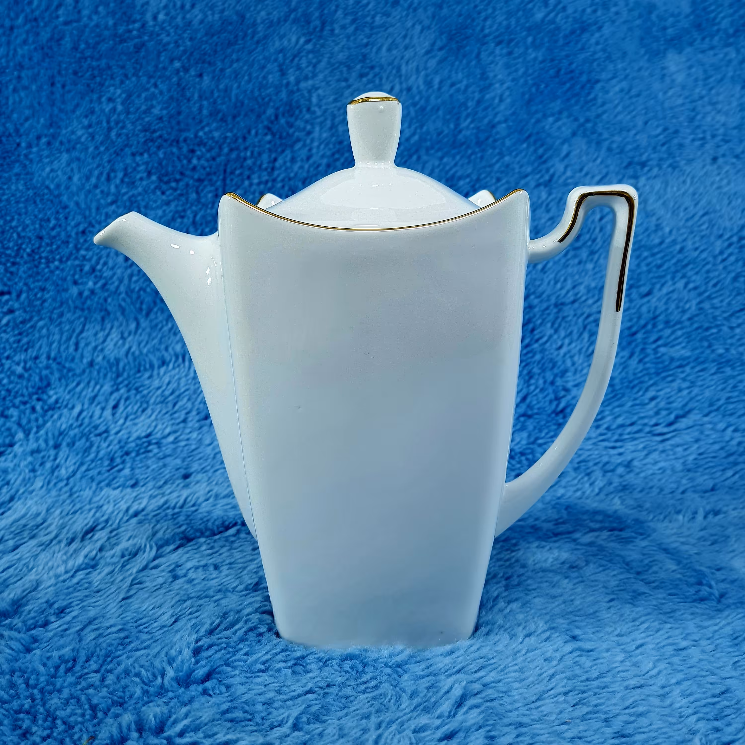 قوری بلند لورین مدل سناتور لب طلا 