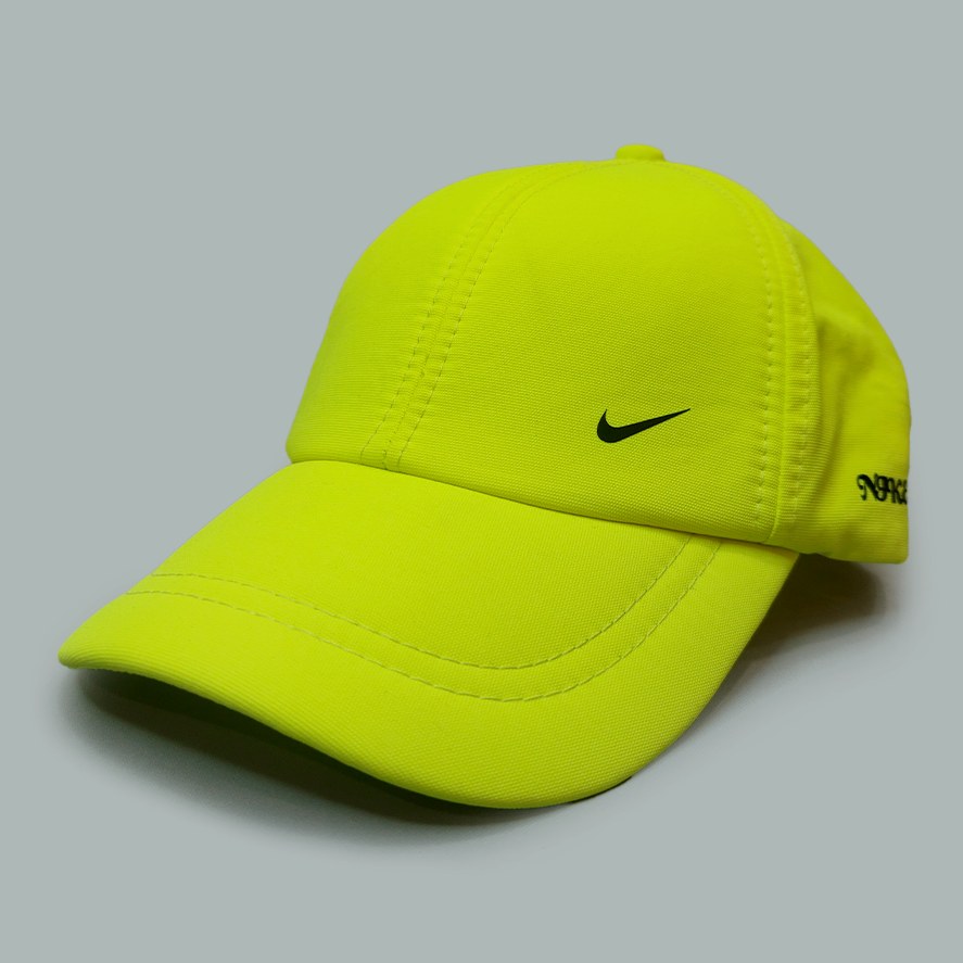 کلاه کپ اورجینال ویتنامی Nike زرد فسفری کد 8232