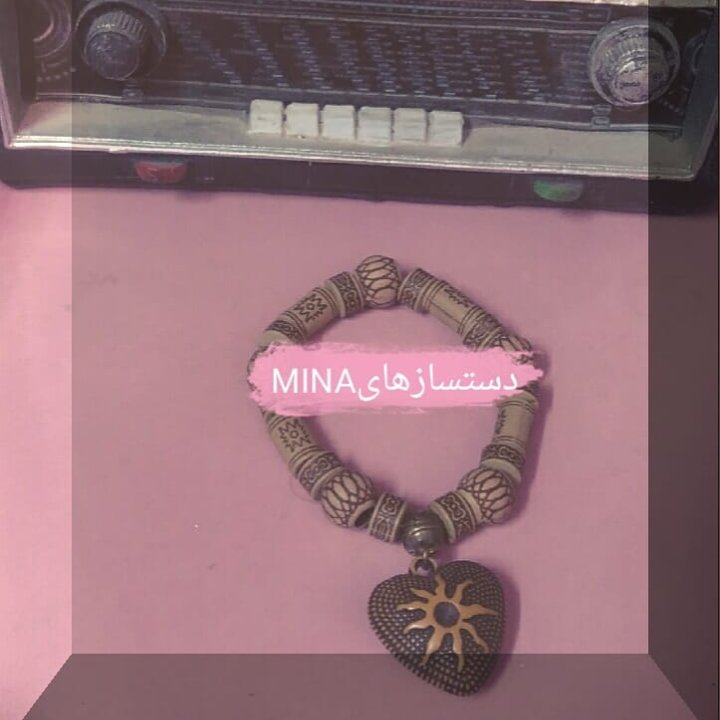 دستبند مهره چوبی