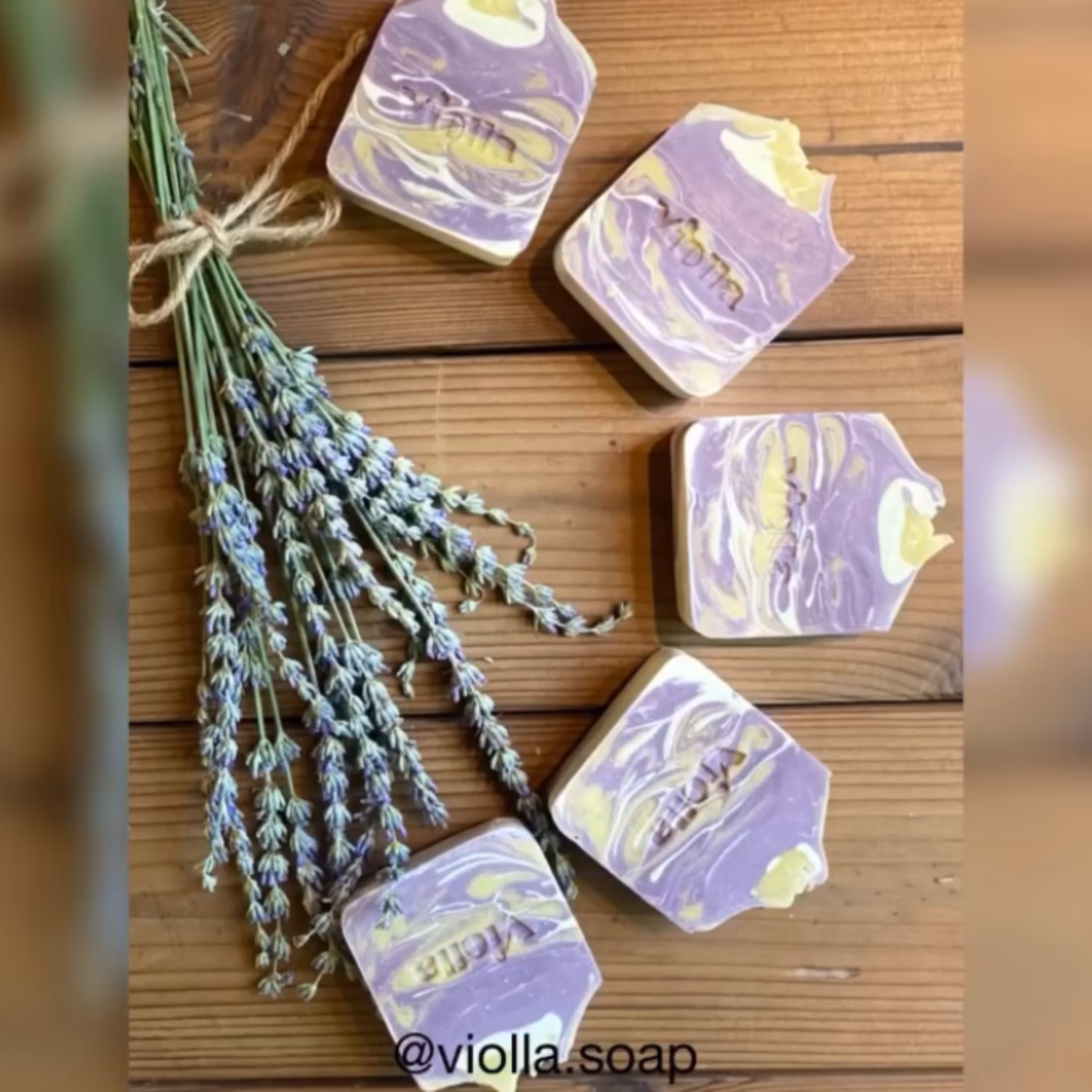 صابون دست ساز گیاهی لوندر (آرامش بخش)