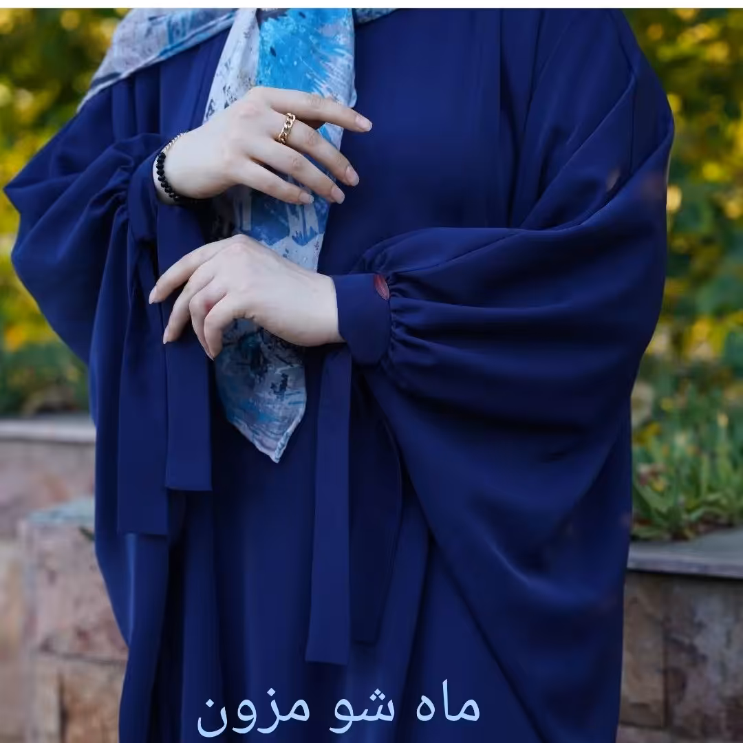 عبا کرپ الاسود مدل آمینِ ماه شو مزون