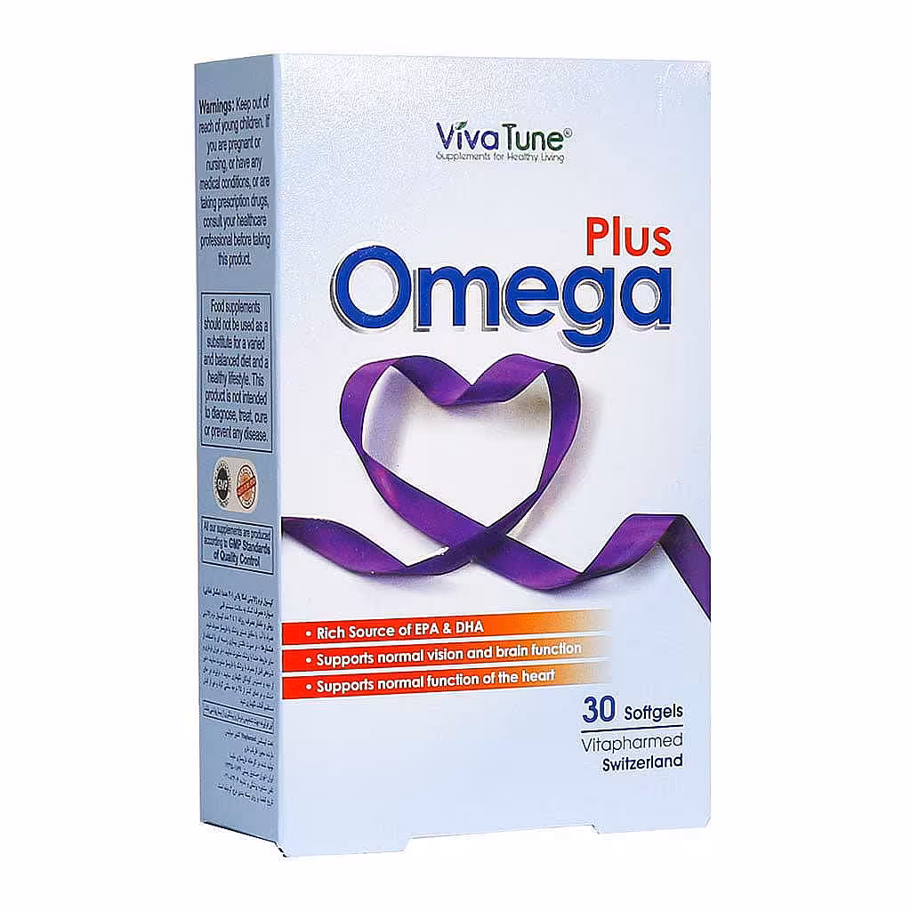 قیمت خرید اینترنتی کپسول نرم ژلاتینی امگا پلاس ویواتیون 30 عدد داروخانه آنلاین فارموکسین