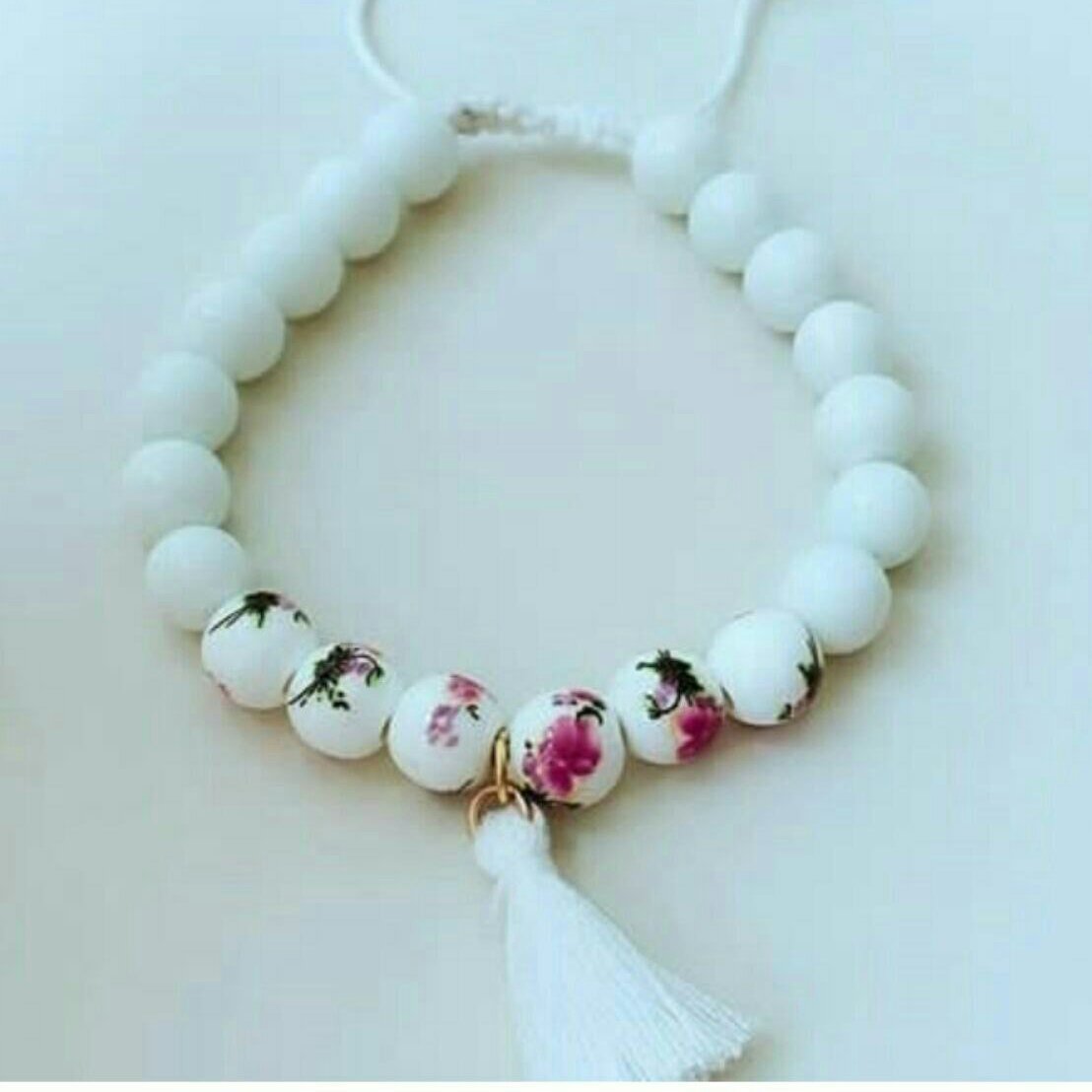 دستبند اونیکس سفید