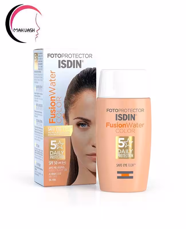 ضد آفتاب رنگی فیوژن واتر ایزدین SPF 50
