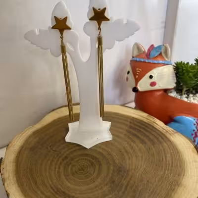 گوشواره استیل ستاره