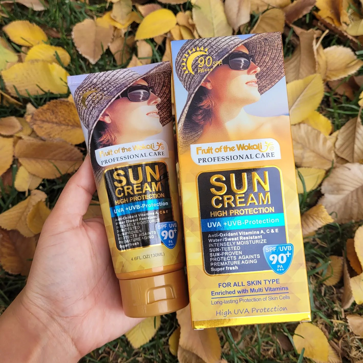 ضدآفتاب وکالی spf90 اورجینال بی رنگ انقضا 2028