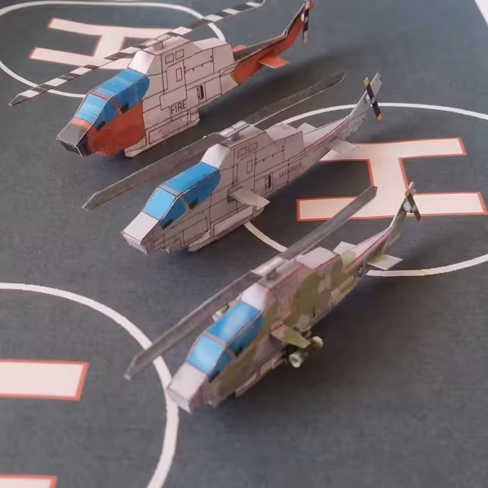 کیت ساخت ماکت هلیکوپتر کبرا  