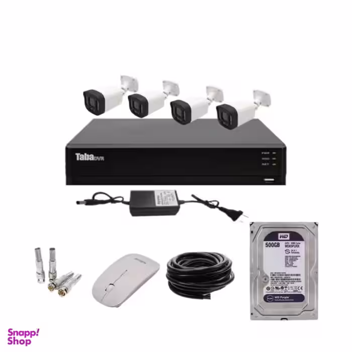 پک دوربین مداربسته تابا مجموعه 13 عددی