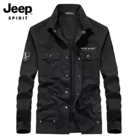 پیراهن کتان چهار جیب مردانه مارکjeep
