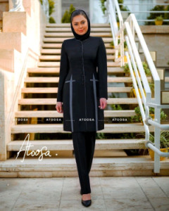 مانتو شلوار زنانه کرپ مدل مانتو شلوار اداری