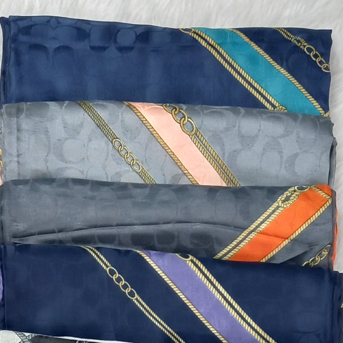 روسری نخی  طرح زنجیری