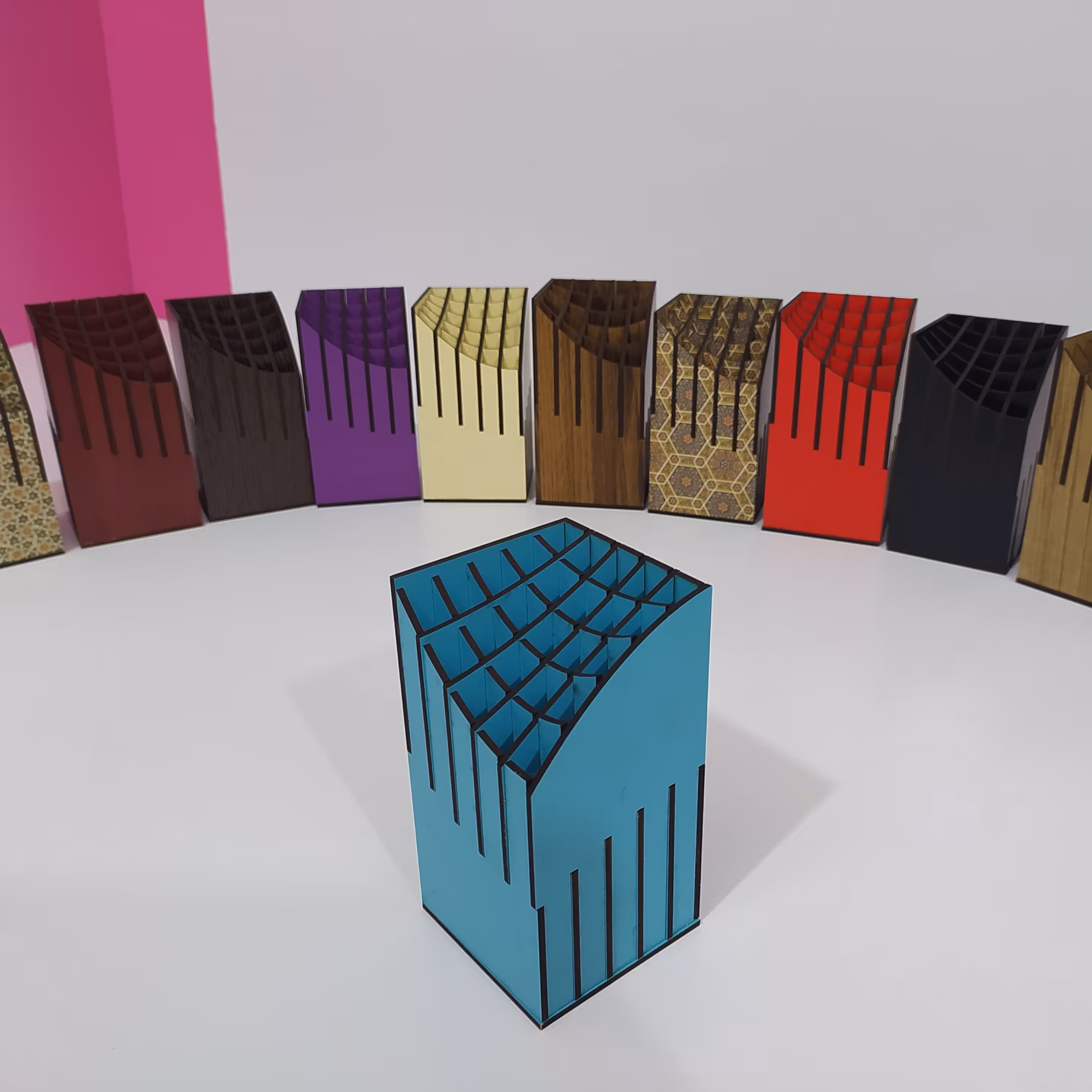 جامداد رنگی و جا خودکار  کد 01