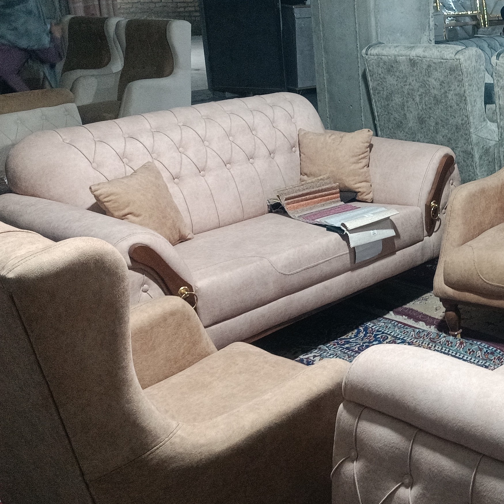 مبلمان مبل راحتی هفت نفره پاریس یک عدد موجود 