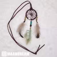 گردنبند دریم کچر مدل BRWN ماه فام و ماه دریم