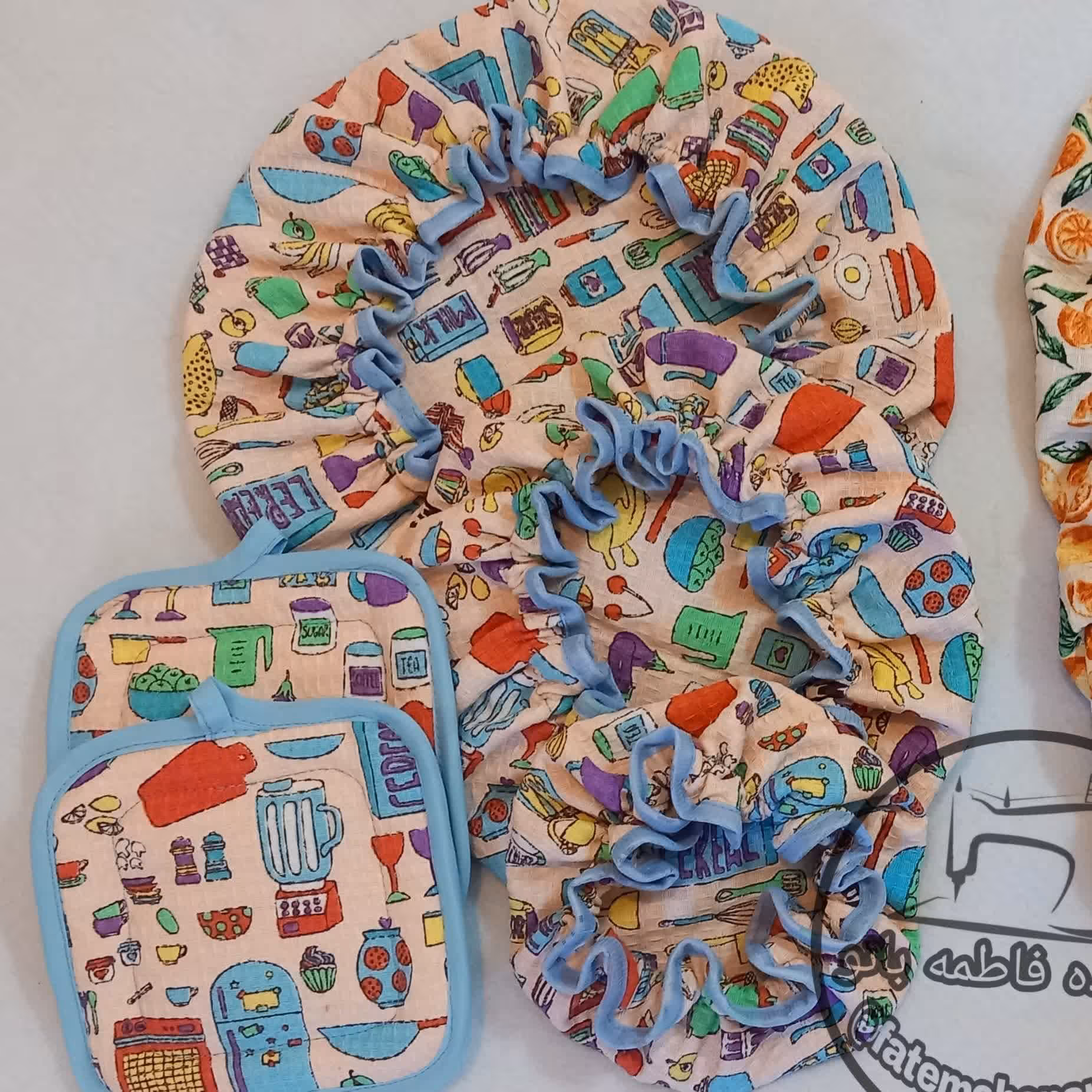 دمکنی گرد فری سایز و دستگیره