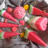 شمع یلدایی چند وجهی خانه شمع سلما