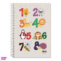 دفتر دوخط 40 برگ وزیری سیمی فانتزی طرح 1335 الیپون (Elipon) کد 2901335