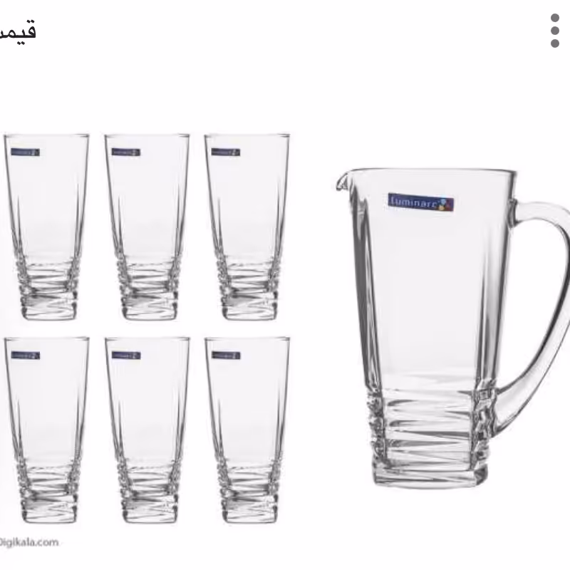 ست پارچ و لیوان لومینارک