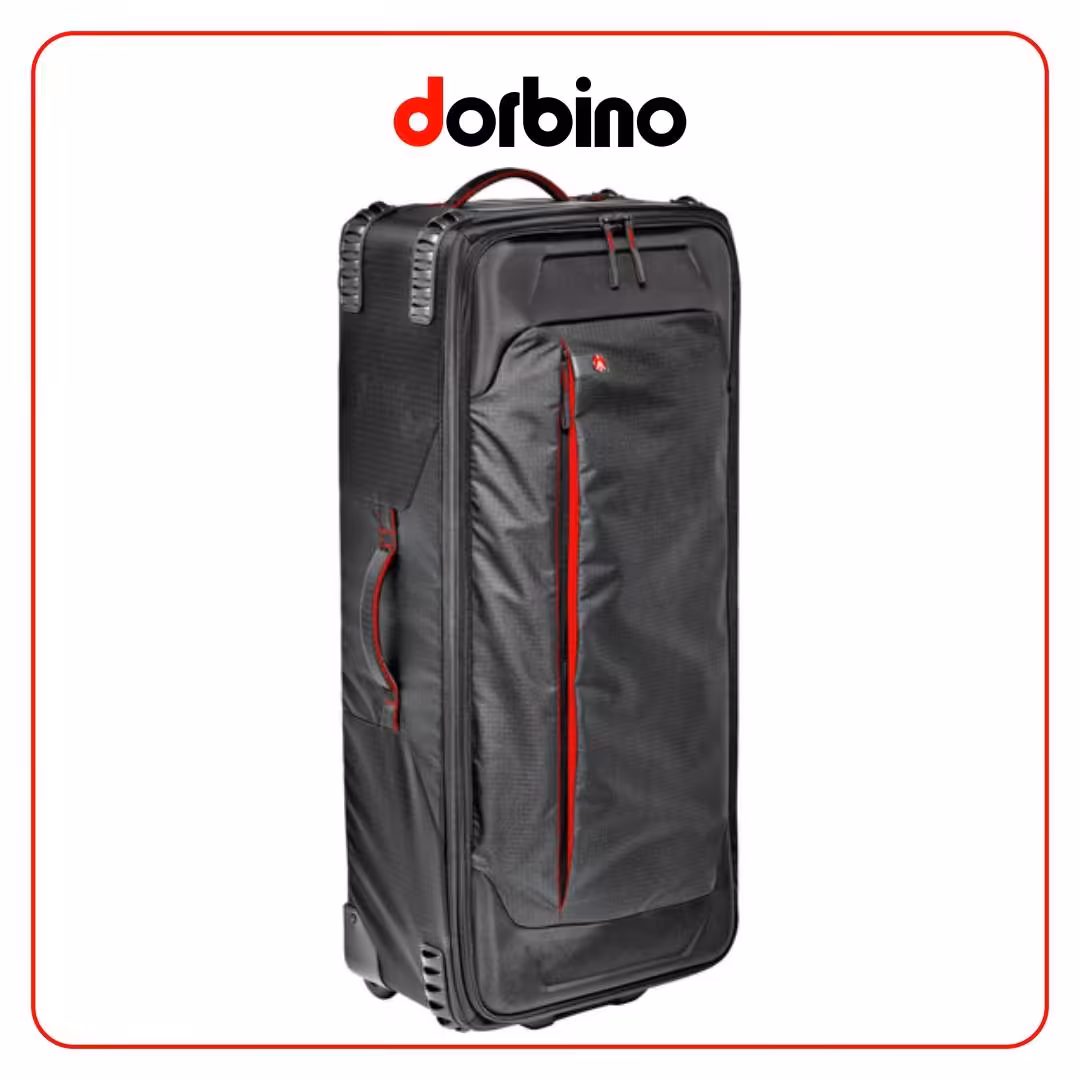 کوله پشتی مانفروتو Manfrotto Pro-Light Rolling Lighting Gear Organizer V2 (Large, Black) - فروشگاه دوربین دوربینو