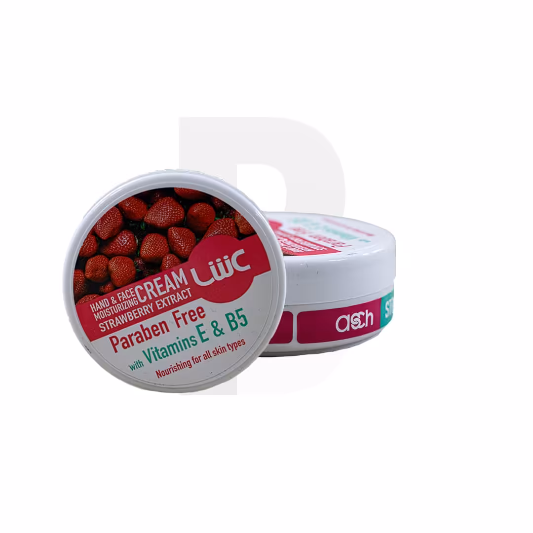 کرم مرطوب کننده دست و صورت عش با عصاره توت فرنگی