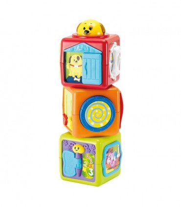 اسباب بازی موزیکال مکعب سه عددی کودک وین فان