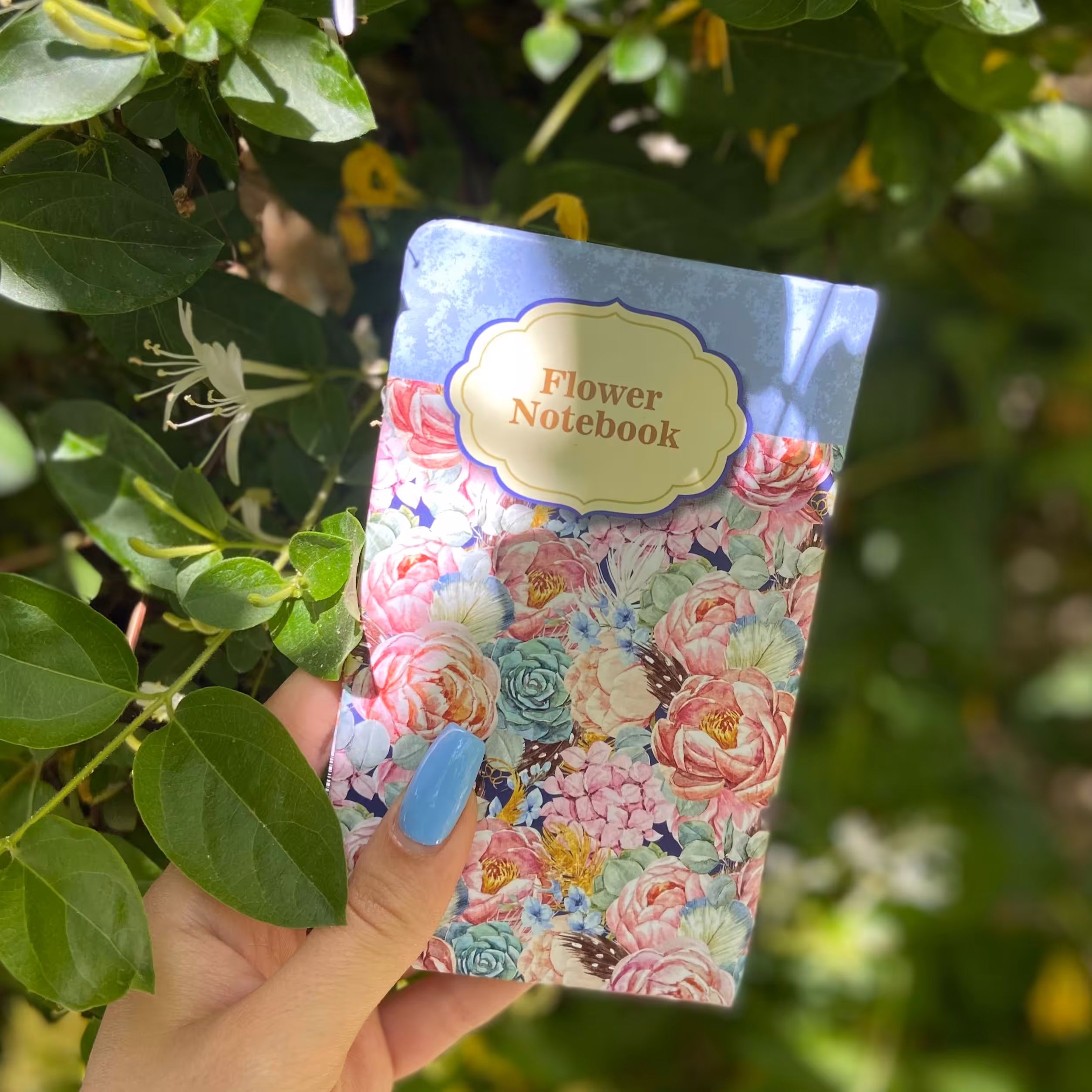 دفترچه یادداشت گلگلی جلد سخت 